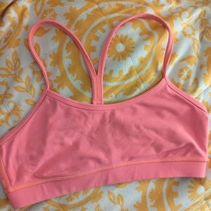 Lululemon sports bra pink size 6